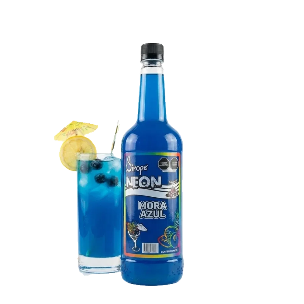 NEÓN MORA AZUL